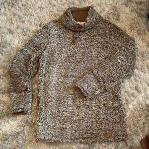 Marley Lilly Women’s Sherpa Pullover. Size L/XL. Cowl neck.